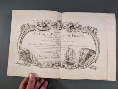 Lot 19 - Le Rouge (George Louis). Recueil des côtes maritimes de France, 1st edition, Paris, 1757