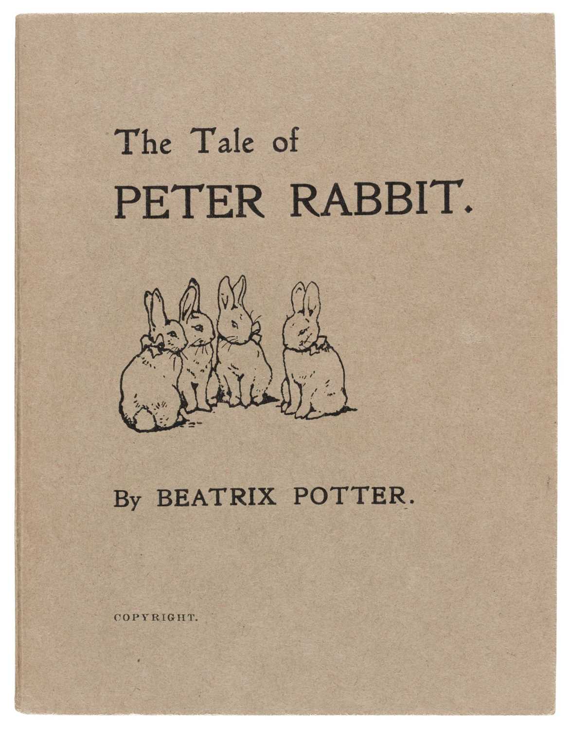 Lot 6 - Potter (Beatrix). The Tale of Peter Rabbit, 1st privately printed edition, 1901