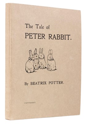 Lot 6 - Potter (Beatrix). The Tale of Peter Rabbit, 1st privately printed edition, 1901