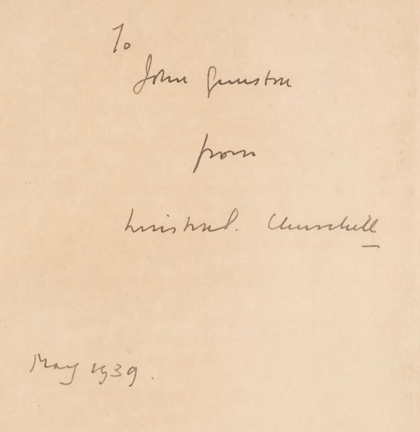 Lot 358 - Churchill (Winston S.). My Early Life, a roving commission, reprint, 1937
