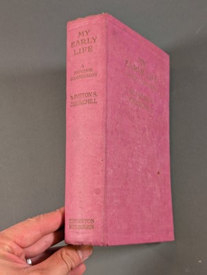 Lot 358 - Churchill (Winston S.). My Early Life, a roving commission, reprint, 1937