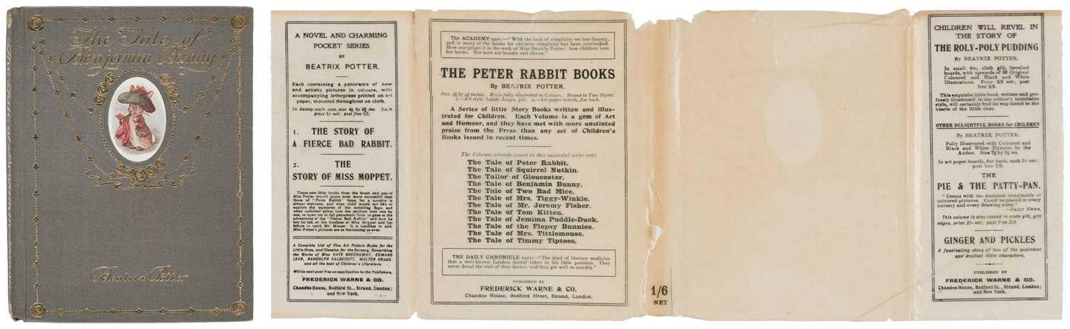 Lot 54 - Potter (Beatrix). The Tale of Benjamin Bunny, deluxe edition, with glassine wrapper