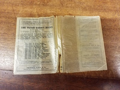 Lot 54 - Potter (Beatrix). The Tale of Benjamin Bunny, deluxe edition, with glassine wrapper