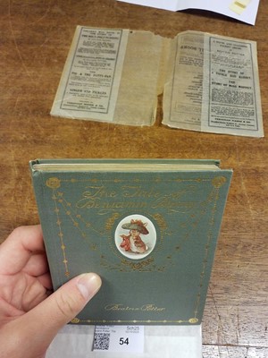 Lot 54 - Potter (Beatrix). The Tale of Benjamin Bunny, deluxe edition, with glassine wrapper