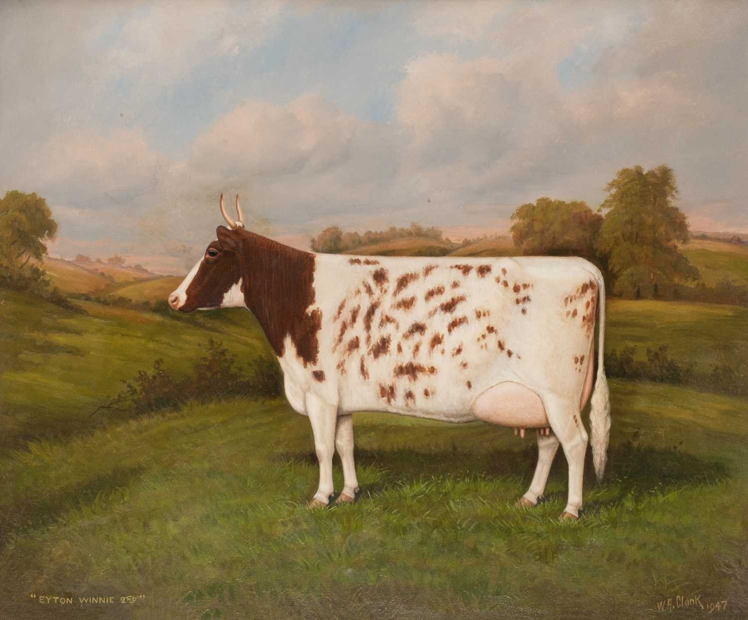 Lot 125 - Clark (William Albert, 1880-1963). A pair of pedigree portraits, 1947