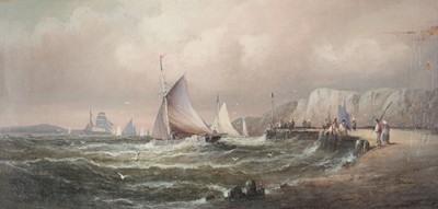 Lot 108 - Thornbery (William Anslow, 1847-1907). A pair of Coastal Landscapes, late 19th century