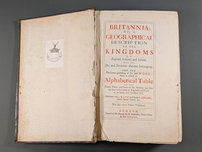 Lot 63 - Blome (Richard). Britannia: or a Geographical Description of the Kingdoms...., 1st. edition, 1673