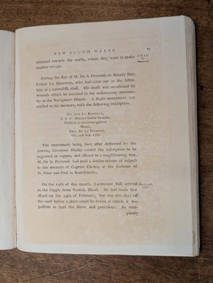 Lot 27 - Phillip (Arthur). The Voyage of Governor Philip to Botany Bay, 1st ed, 1789