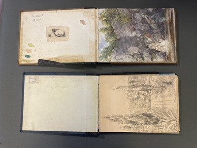 Lot 196 - Sketch Books. Four Sketch Books, 1835 - 85