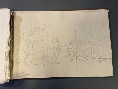 Lot 196 - Sketch Books. Four Sketch Books, 1835 - 85