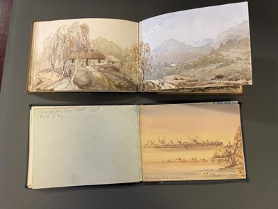Lot 196 - Sketch Books. Four Sketch Books, 1835 - 85