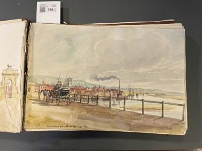 Lot 196 - Sketch Books. Four Sketch Books, 1835 - 85