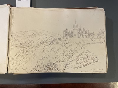Lot 196 - Sketch Books. Four Sketch Books, 1835 - 85