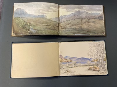 Lot 196 - Sketch Books. Four Sketch Books, 1835 - 85