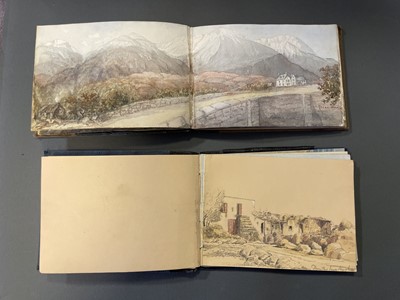Lot 196 - Sketch Books. Four Sketch Books, 1835 - 85
