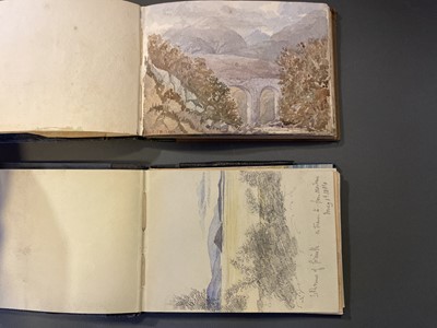 Lot 196 - Sketch Books. Four Sketch Books, 1835 - 85