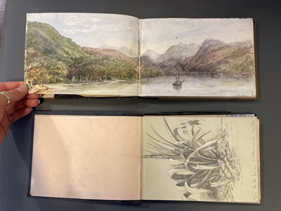 Lot 196 - Sketch Books. Four Sketch Books, 1835 - 85