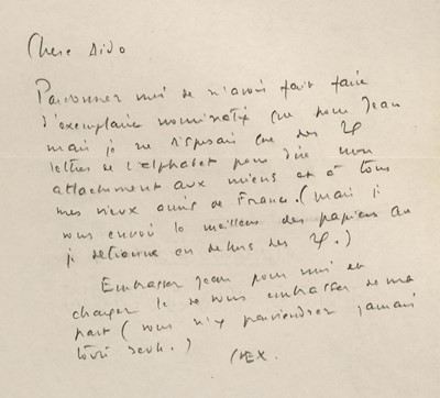 Lot 780 - Saint-Exupéry (Antoine de). Pilote de guerre (Flight to Arras), 1st edition, New York, [1942]
