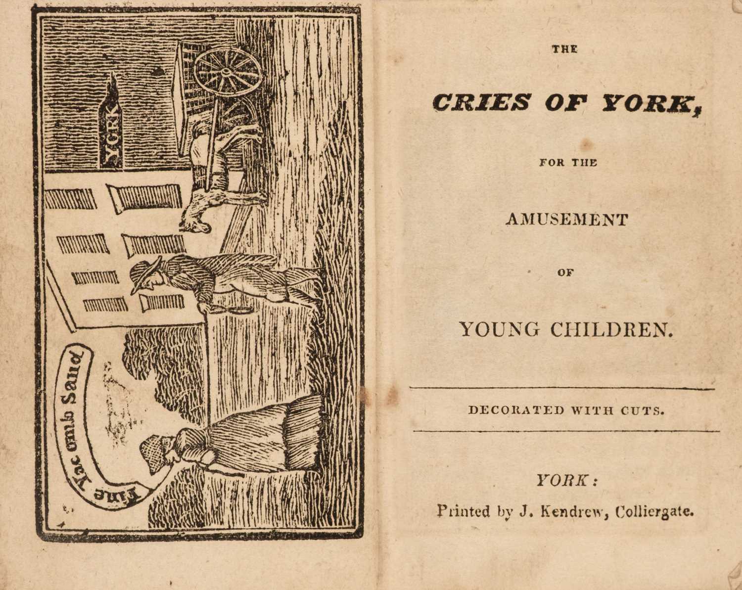 Lot 437 - Chapbooks. A collection of chapbooks, York: J. Kendrew, early 19th century