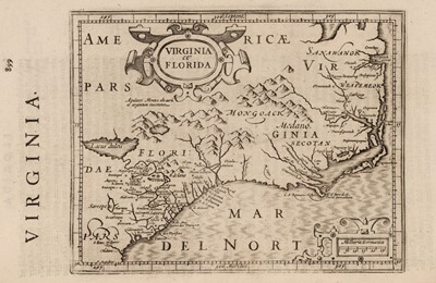 Lot 24 - Mercator (Gerard & Jodocus Hondius). Historia Mundi: or Mercator's Atlas, 1635