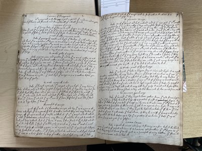 Lot 265 - Cookery Manuscript. A Book of receipts Sept: ye 30th 1695, compiled by Alice Phelipps, 1695-1840