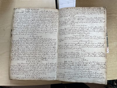 Lot 265 - Cookery Manuscript. A Book of receipts Sept: ye 30th 1695, compiled by Alice Phelipps, 1695-1840