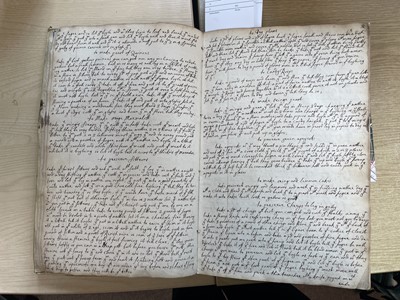 Lot 265 - Cookery Manuscript. A Book of receipts Sept: ye 30th 1695, compiled by Alice Phelipps, 1695-1840