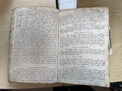 Lot 265 - Cookery Manuscript. A Book of receipts Sept: ye 30th 1695, compiled by Alice Phelipps, 1695-1840