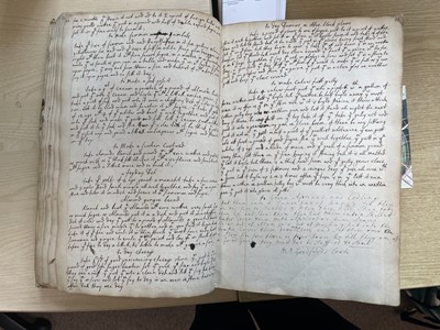 Lot 265 - Cookery Manuscript. A Book of receipts Sept: ye 30th 1695, compiled by Alice Phelipps, 1695-1840