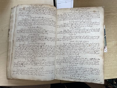 Lot 265 - Cookery Manuscript. A Book of receipts Sept: ye 30th 1695, compiled by Alice Phelipps, 1695-1840
