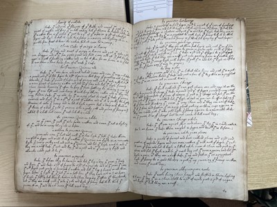 Lot 265 - Cookery Manuscript. A Book of receipts Sept: ye 30th 1695, compiled by Alice Phelipps, 1695-1840