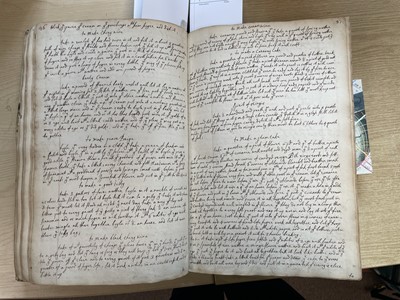Lot 265 - Cookery Manuscript. A Book of receipts Sept: ye 30th 1695, compiled by Alice Phelipps, 1695-1840