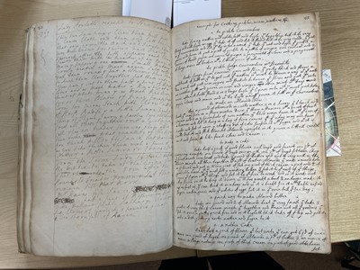 Lot 265 - Cookery Manuscript. A Book of receipts Sept: ye 30th 1695, compiled by Alice Phelipps, 1695-1840