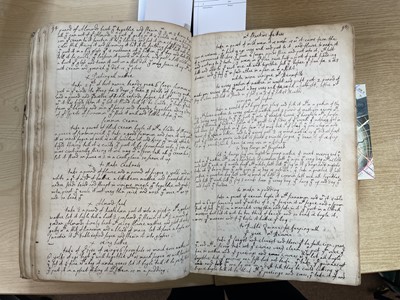 Lot 265 - Cookery Manuscript. A Book of receipts Sept: ye 30th 1695, compiled by Alice Phelipps, 1695-1840