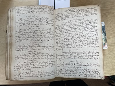 Lot 265 - Cookery Manuscript. A Book of receipts Sept: ye 30th 1695, compiled by Alice Phelipps, 1695-1840