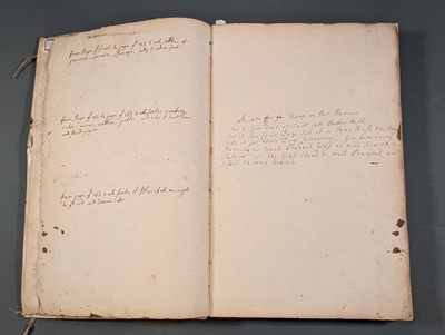 Lot 265 - Cookery Manuscript. A Book of receipts Sept: ye 30th 1695, compiled by Alice Phelipps, 1695-1840