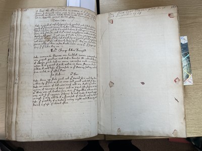 Lot 265 - Cookery Manuscript. A Book of receipts Sept: ye 30th 1695, compiled by Alice Phelipps, 1695-1840