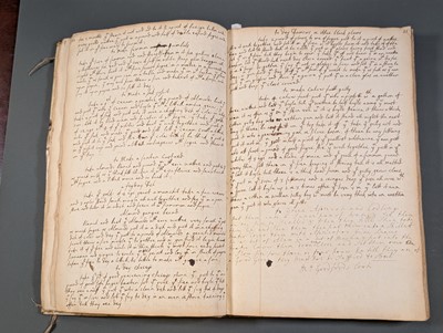 Lot 265 - Cookery Manuscript. A Book of receipts Sept: ye 30th 1695, compiled by Alice Phelipps, 1695-1840