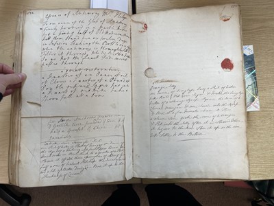 Lot 265 - Cookery Manuscript. A Book of receipts Sept: ye 30th 1695, compiled by Alice Phelipps, 1695-1840