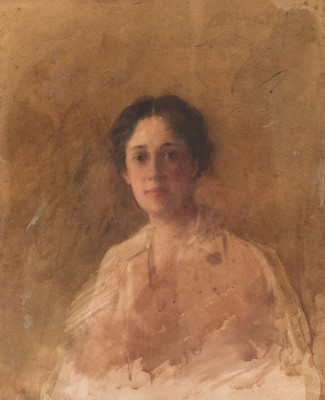 Lot 318 - Manner of John Lavery (1856-1941). Portrait of Marjorie Doreen Penson