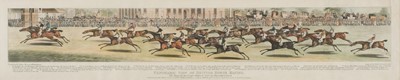 Lot 198 - Pollard (R. & Dubourg M.). Panoramic View of British Horse Racing, 1816
