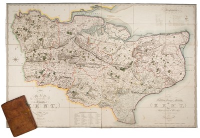 Lot 121 - Kent. Greenwood (C. & J.). Map of the County of Kent..., July 19th, 1821