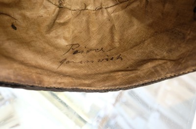 Lot 428 - Clothing. An early 19th century Thames Waterman's hat, circa 1810-20