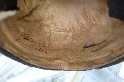 Lot 428 - Clothing. An early 19th century Thames Waterman's hat, circa 1810-20