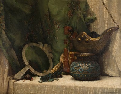 Lot 91 - British School. Still Life of Middle Eastern objects, mid to late 19th-century