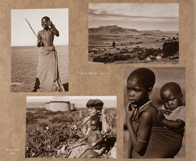 Lot 103 - Royal Tour of South Africa. A photograph album of the Royal Tour of King George VI & family, 1947