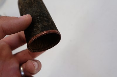 Lot 437 - Embroidered Case. An embroidered case, possibly for letters, probably Native American, early 19th c.