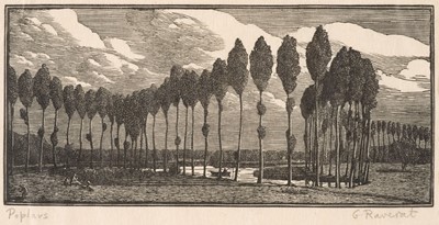 Lot 209 - Raverat (Gwen, 1885-1957). Poplars, 1916