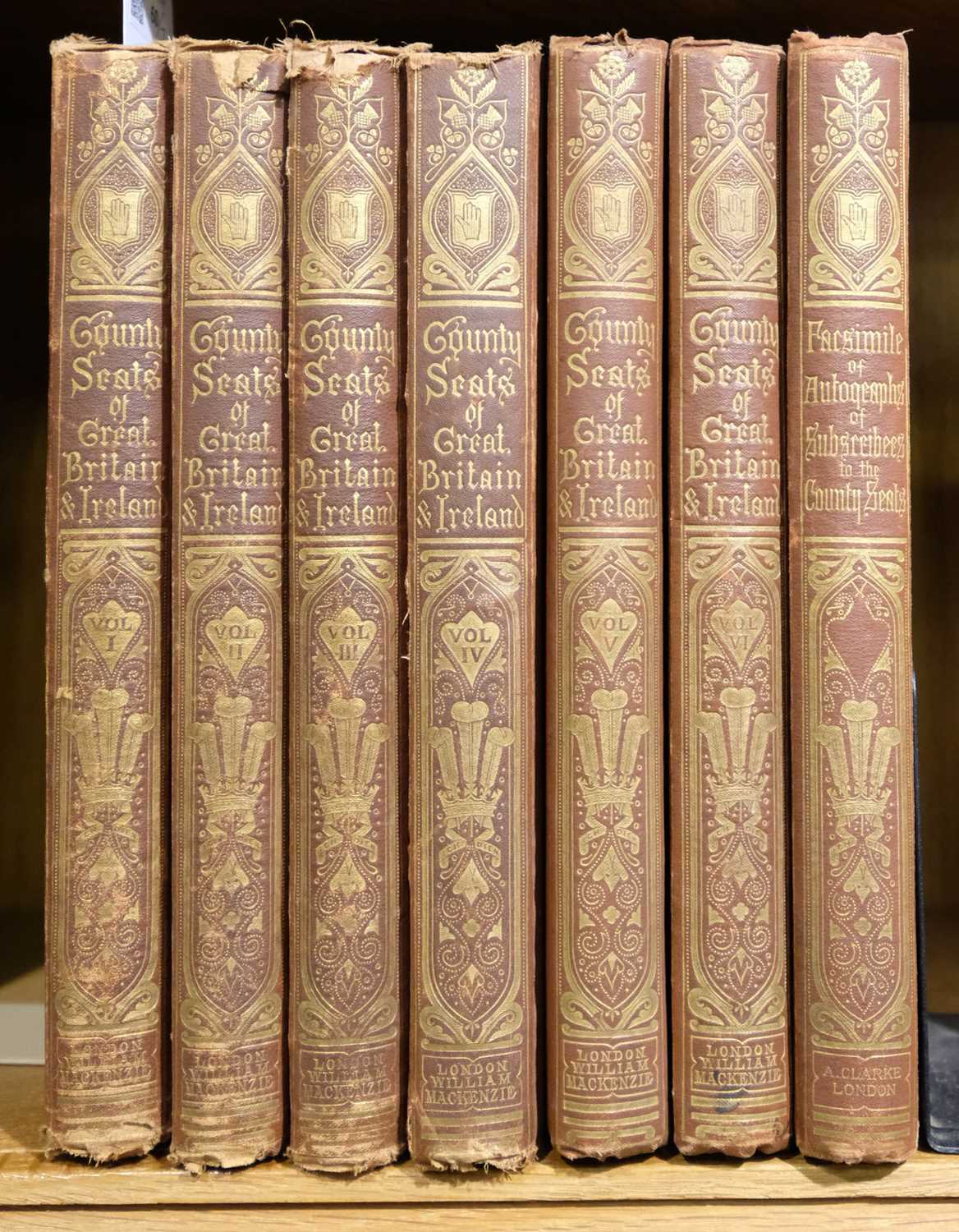 Lot 27 - Morris (Francis O.). A Series of Picturesque Views of Seats of the Noblemen..., 7 vols., c. 1880