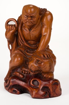 Lot 509 - Carving. A Japanese root wood carving, 20th century